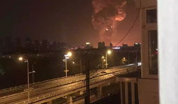 天津爆炸视频,天津爆炸事故现场惊心动魄瞬间